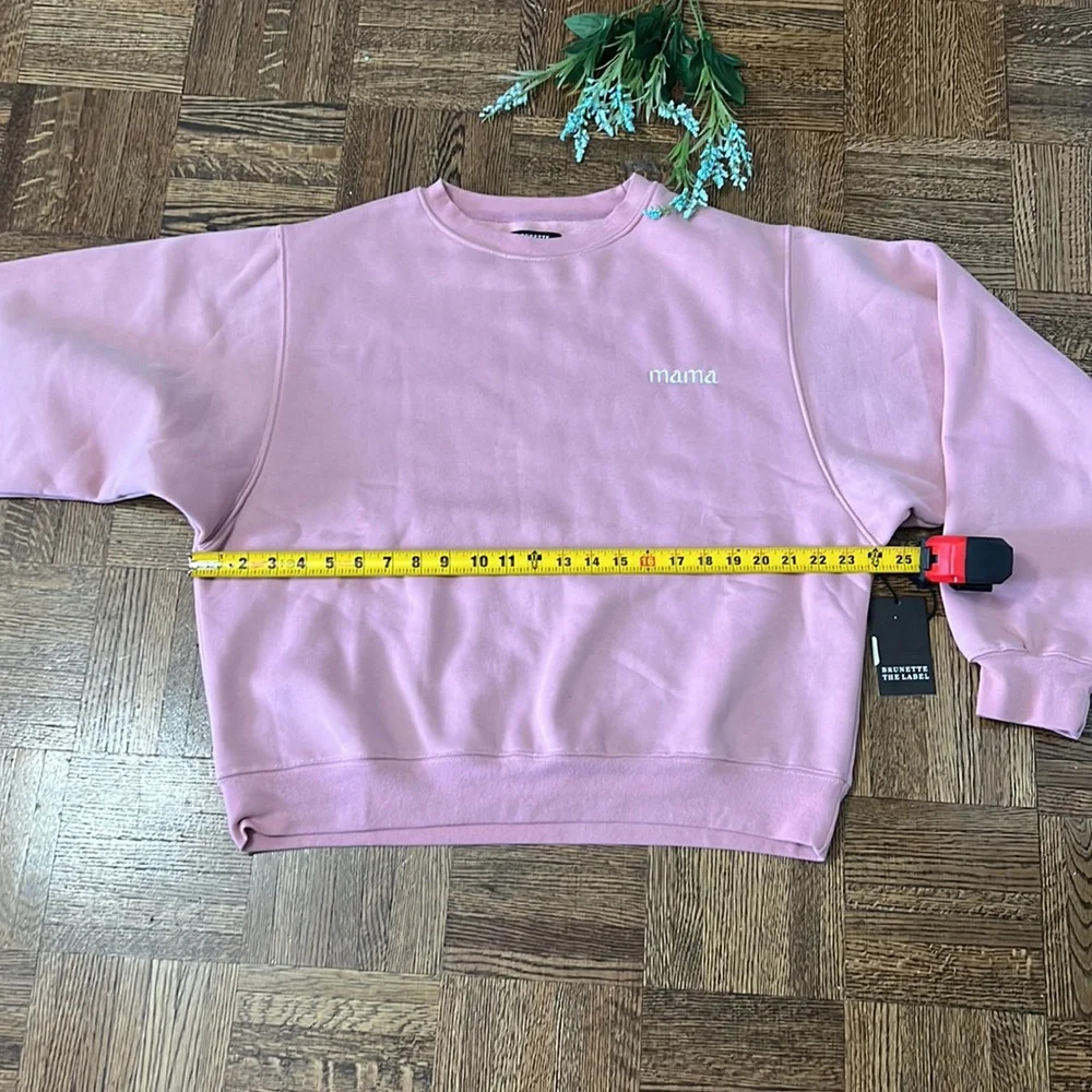 BRUNETTE THE LABEL  MAMA Crewneck Sweatshirt - Picture 7 of 7